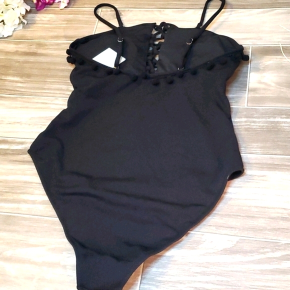 NEW Cupshe Black One Piece Swimsuit | Size L - Picture 2 of 5